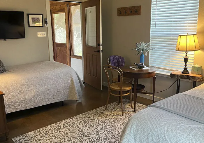 Lavender house inside