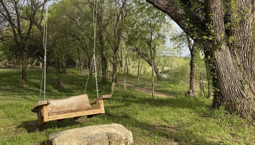 casitas swing for relaxing on casademilagros Texas