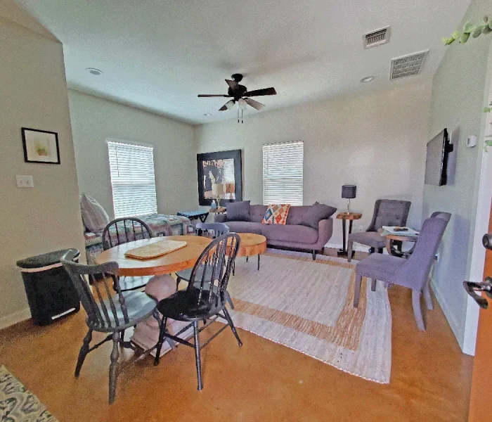 internal view on house for rental on north Texas Brazos river